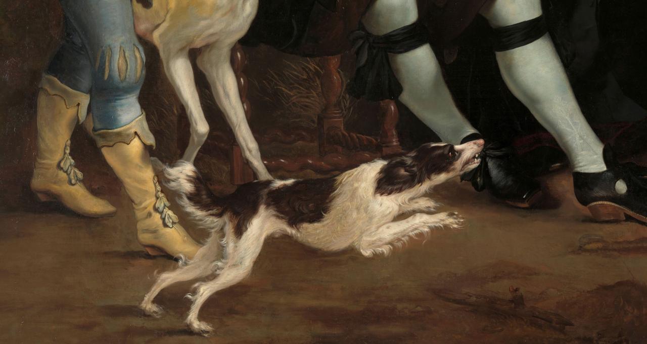 Honden uit familieportret de Ruyter